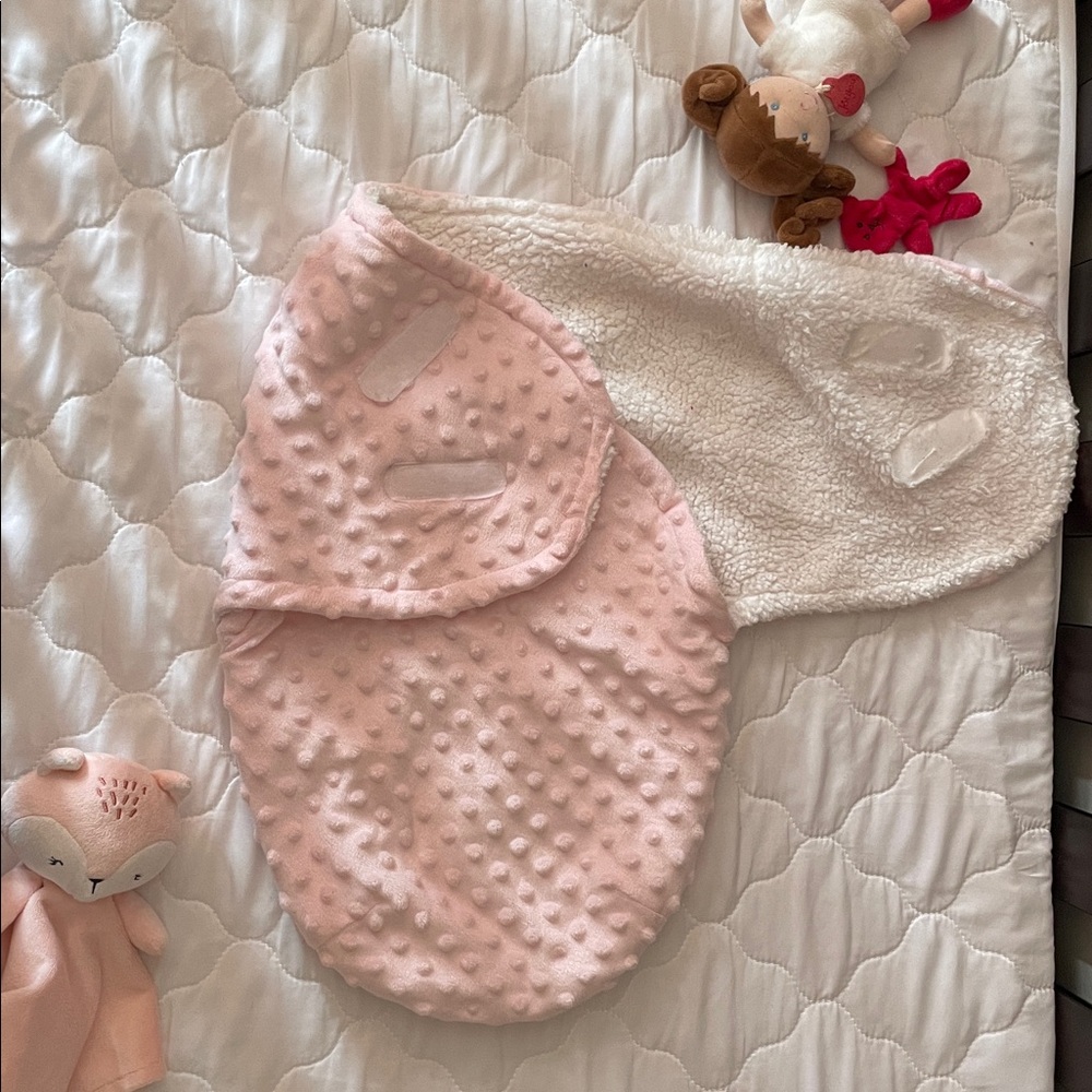 Pink Baby Swaddle Blanket - Picture 5 of 6